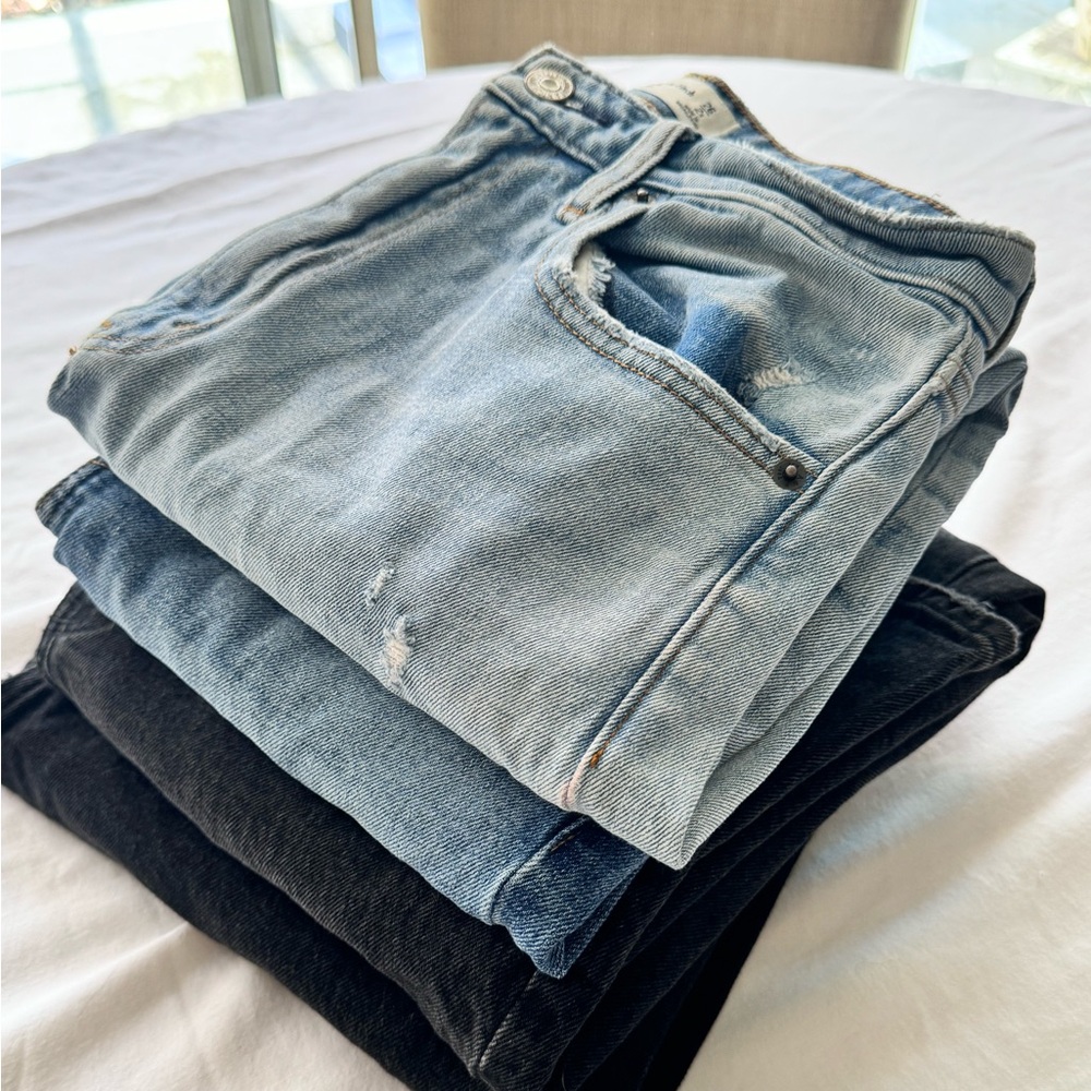 Abercrombie & Fitch high waisted mom jeans - curve love